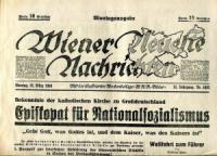 Sammlung Anschluß Österreichs an das Deutsche Reich 1938: 1132 Zeitungen, 94 Postkarten, 95 Ephemera und 22 Bücher.
